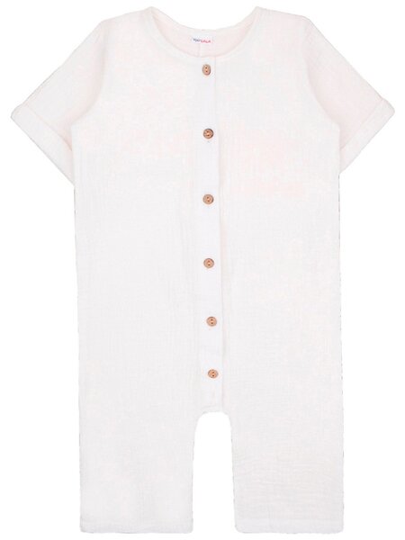 Комбинезон Новорождённым Юлала Молочный Без рисунка (фото 1)