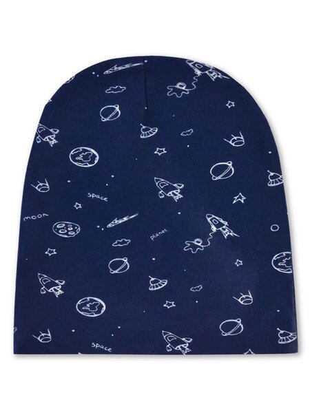 Шапочка Новорождённым Россия Чернильный Космос (фото 1)