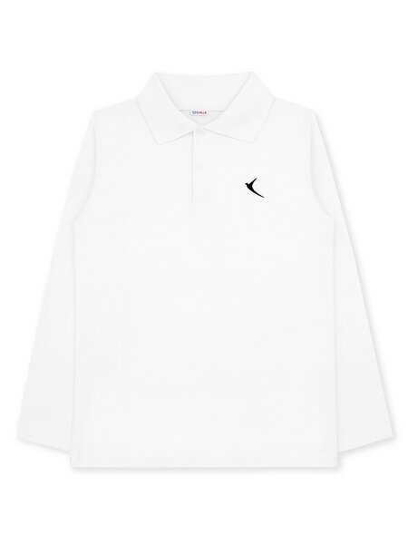 Поло Мальчикам Юлала Белый Птичка (фото 1)