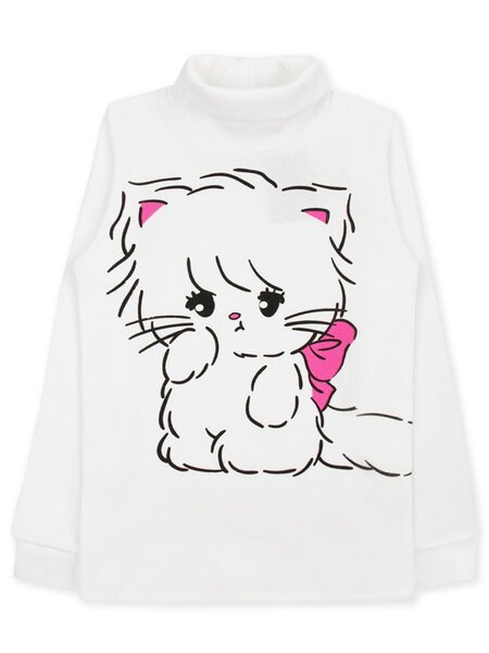 Водолазка Девочкам Юлала Молочный Котёнок (фото 1)