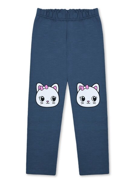 Лосины Девочкам Bonito Серо-синий Кошка (фото 1)