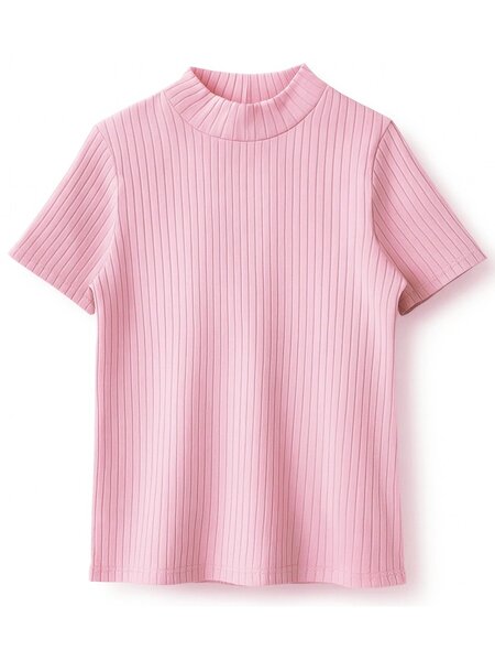 Водолазка Девочкам Юлала Розовый Без рисунка (фото 1)