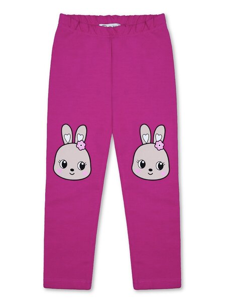 Лосины Девочкам Bonito Малиновый Зайка (фото 1)