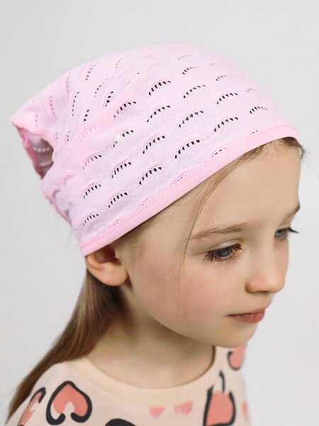 Косынка Девочкам Юлала Розовый светлый Без рисунка (фото 1)