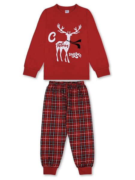 Пижама Мальчикам Bonito Красный Олень (фото 1)