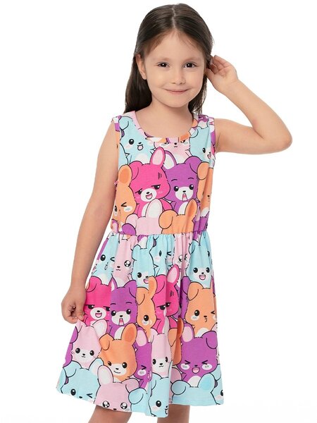 Сарафан Девочкам Юлала Мультиколор Зайки (фото 1)