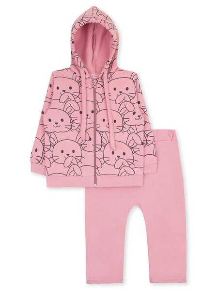 Костюм Девочкам Юлала Розовый тёмный Зайки (фото 1)