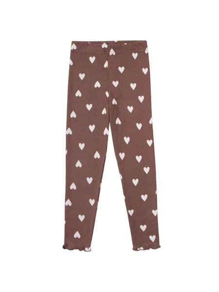 Лосины Девочкам Юлала Коричневый Сердечки (фото 1)