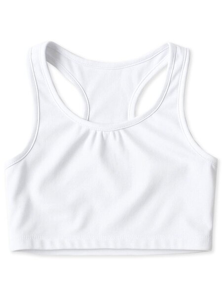 Топ Девочкам Юлала Белый Без рисунка (фото 1)