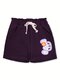 Шорты Девочкам Bonito Фиолетовый тёмный Мышка (фото 1)