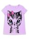 Сорочка Девочкам Bonito Сиреневый Кошка (фото 1)