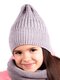 Шапка Девочкам Россия Серый меланж Без рисунка (фото 1)