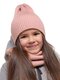 Шапка Девочкам Россия Пудра Без рисунка (фото 1)