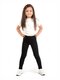 Лосины Девочкам Baby style Чёрный Без рисунка (фото 1)