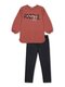 Костюм Девочкам Bonito Кирпичный; Чёрный Надпись (фото 1)