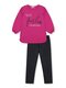 Костюм Девочкам Bonito Малиновый; Чёрный Надпись (фото 1)