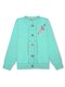 Кардиган Девочкам Bonito Мятный Цветы (фото 1)