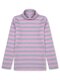 Водолазка Девочкам Bonito Розовый; Серый меланж Полоски (фото 1)