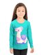 Лонгслив  Baby style Изумрудный Лама (фото 1)