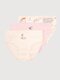 Набор трусиков Девочкам Crockid Бежевый; Розовый Зверята (фото 1)