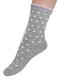 Носки Девочкам Para socks Серый меланж Сердечки (фото 1)