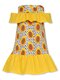 Платье Девочкам Лунёва Белый; Жёлтый Фрукты (фото 1)