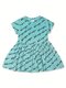 Платье для девочки Девочкам Bonito Бирюзовый Надписи (фото 1)