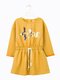 Платье для девочки Девочкам Bonito Горчичный Надпись (фото 1)
