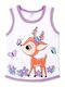 Майка Девочкам Bonito Белый; Сиреневый Оленёнок (фото 1)