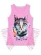 Майка Девочкам Bonito Розовый Кошка (фото 1)