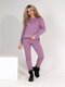 Костюм Женщинам Россия Сиреневый Без рисунка (фото 1)