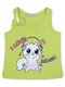 Майка  Bonito Салатовый Кошка (фото 1)