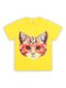 Футболка Девочкам Bonito Жёлтый Кошка (фото 1)