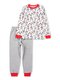 Пижама детская Мальчикам Bonito Белый; Серый меланж Олени (фото 1)