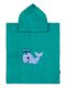 Халат-пончо Мальчикам Bonito Изумрудный Кит (фото 1)