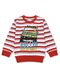 Джемпер Мальчикам Bonito Белый; Красный Полоски (фото 1)