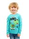 Лонгслив Мальчикам Baby style Мятный Динозавр (фото 1)