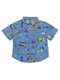 Рубашка Мальчикам Bonito Серо-синий Машинки (фото 1)