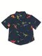 Рубашка Мальчикам Bonito Чернильный Динозавры (фото 1)