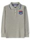 Поло Мальчикам Toppolino Серый меланж Эмблема (фото 1)