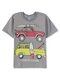 Футболка Мальчикам Sladikmladik Серый Машины (фото 1)