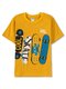 Футболка Мальчикам Sladikmladik Горчичный Скейт (фото 1)