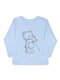 Кофточка Новорождённым Лунёва Синий светлый Мишка (фото 1)