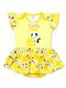 Платье-боди Новорождённым Bonito Жёлтый Кошка (фото 1)