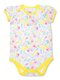 Боди Новорождённым Bonito Белый; Жёлтый Цветы (фото 1)