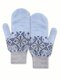 Варежки Девочкам Россия Голубой Узоры (фото 1)