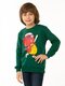 Джемпер Мальчикам Baby style Зелёный тёмный Динозавр (фото 1)