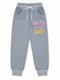 Брюки Девочкам Bonito Серый меланж Надпись (фото 1)