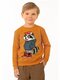 Джемпер Мальчикам Baby style Оранжевый Енот (фото 1)
