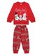 Пижама Мальчикам Bonito Красный Снеговики (фото 1)